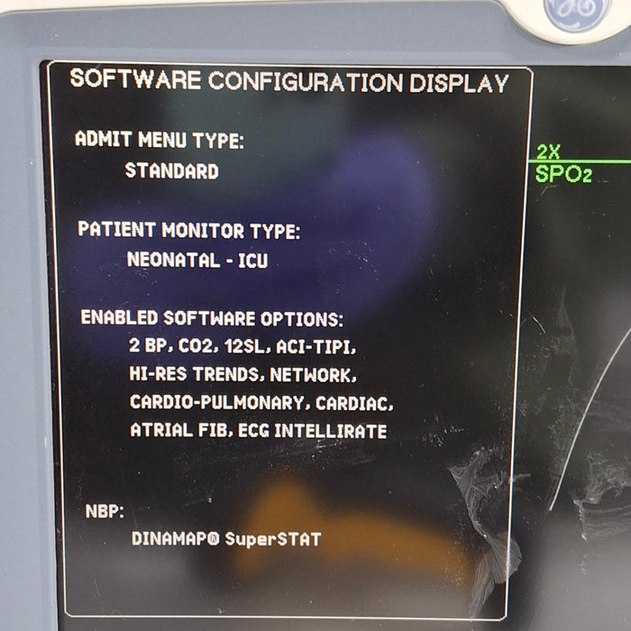 GE Healthcare Dash 5000 - GE/Nellcor SpO2 Patient Monitor