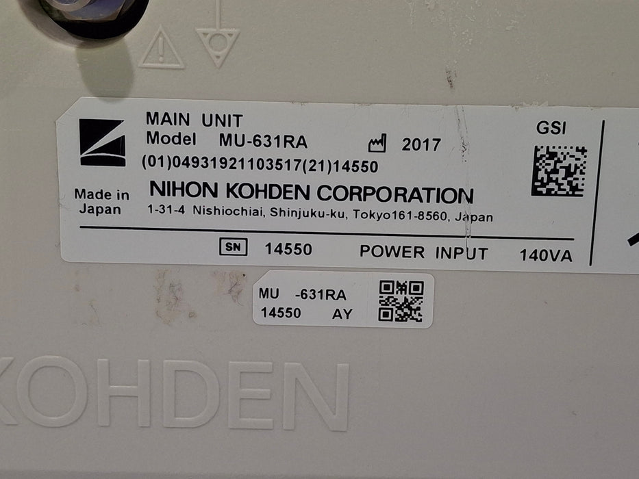 Nihon Kohden Life Scope BSM-6301A Patient Monitor