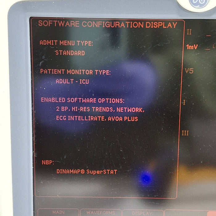 GE Healthcare Dash 5000 - GE/Nellcor SpO2 Patient Monitor