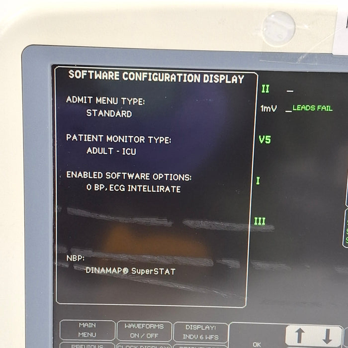 GE Healthcare Dash 4000 - GE/Nellcor SpO2 Patient Monitor