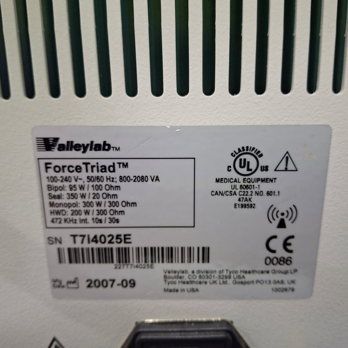 Covidien Force Triad 3.6 Electrosurgical Unit