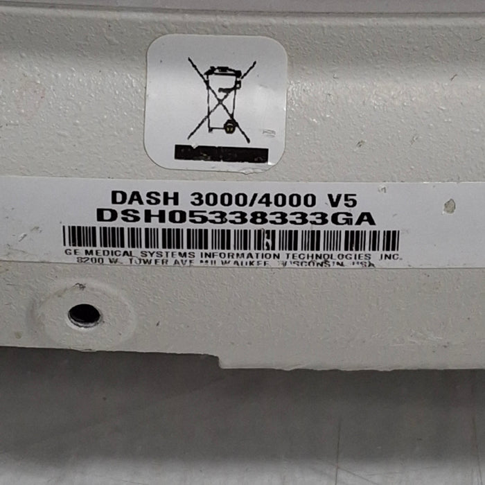 GE Healthcare Dash 4000 - GE/Nellcor SpO2 Patient Monitor