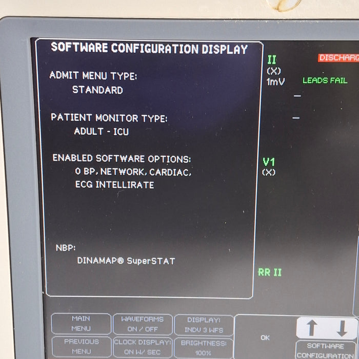 GE Healthcare Dash 4000 - GE/Nellcor SpO2 Patient Monitor