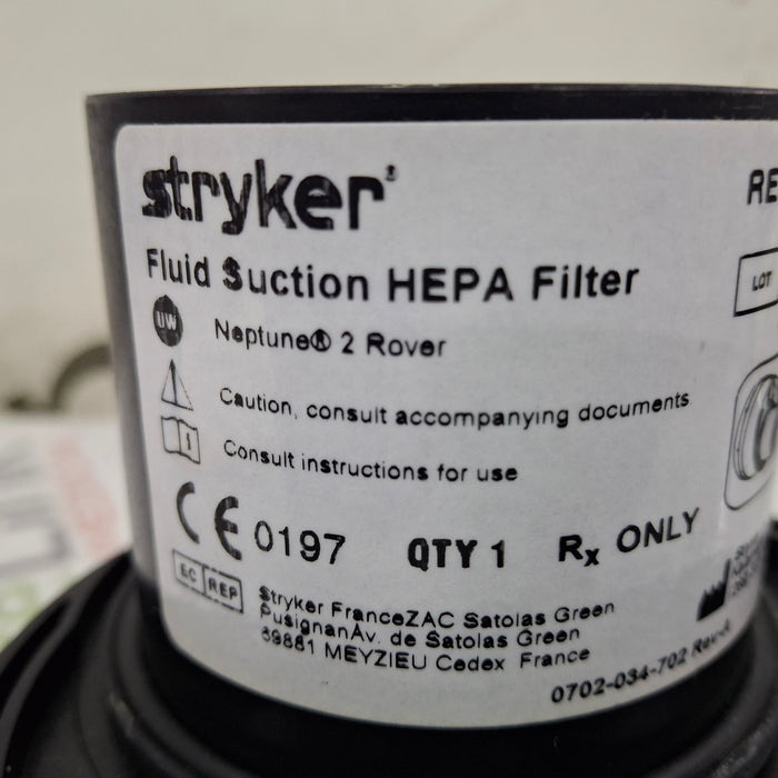 Stryker Neptune 2 Rover Fluid Suction HEPA Filter
