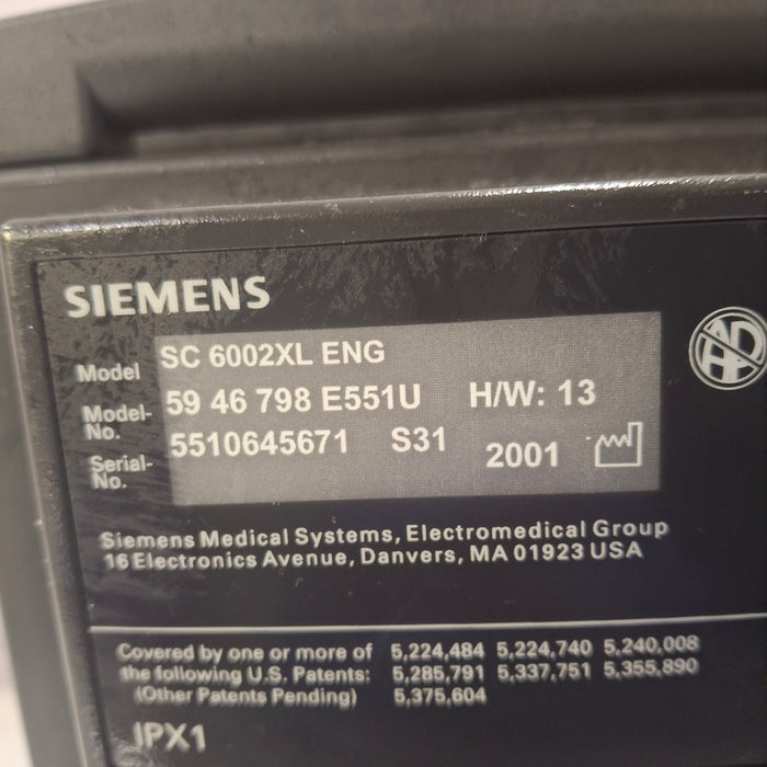 Siemens SC 6002XL Patient Monitor