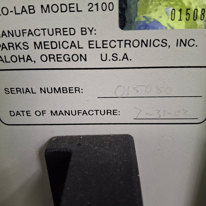 Parks Flo-Lab 2100-SX Vascular System