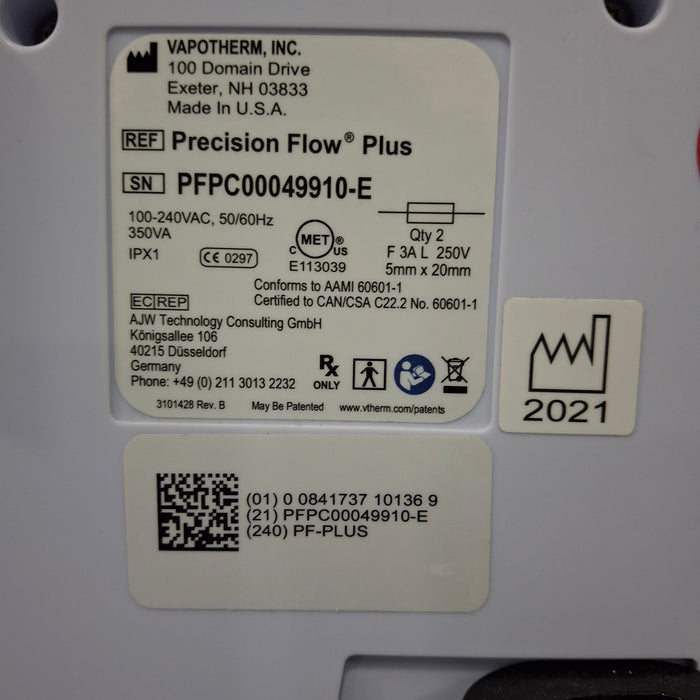 Vapotherm Precision Flow Plus Meter Humidifier