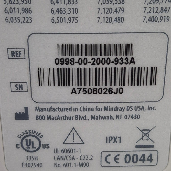 Mindray Datascope Accutorr V Vital Signs Monitor