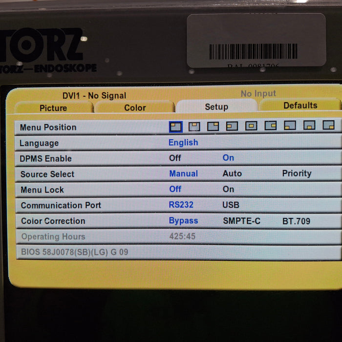 Karl Storz 26" LED HD Surgical Display