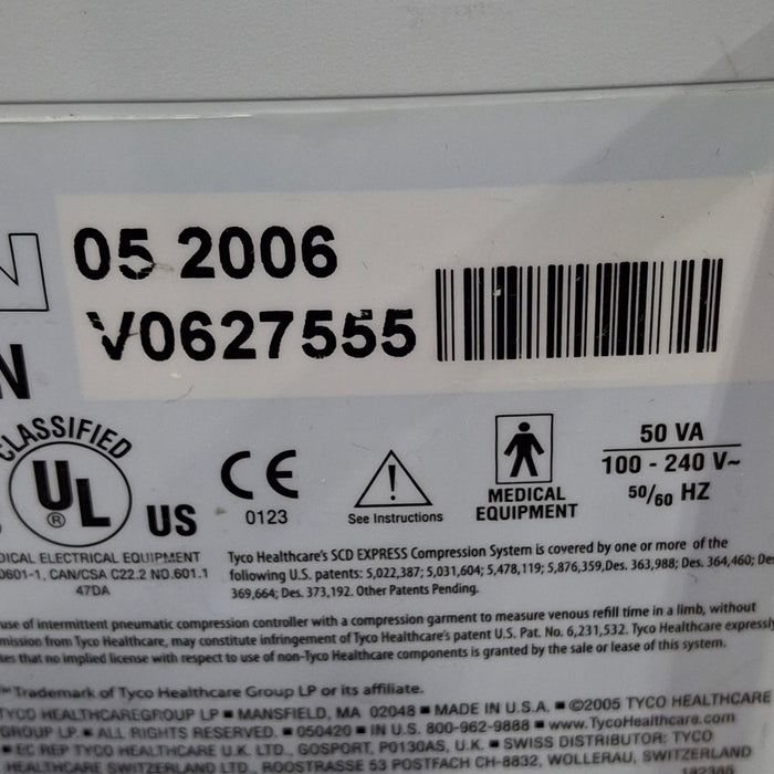 Covidien Kendall SCD Express Sequential Compression System