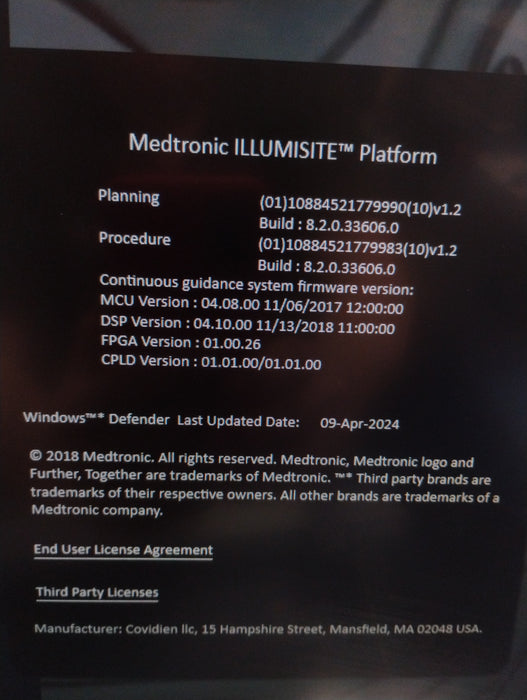 Medtronic Illumisite Fluoroscopic Navigation Platform