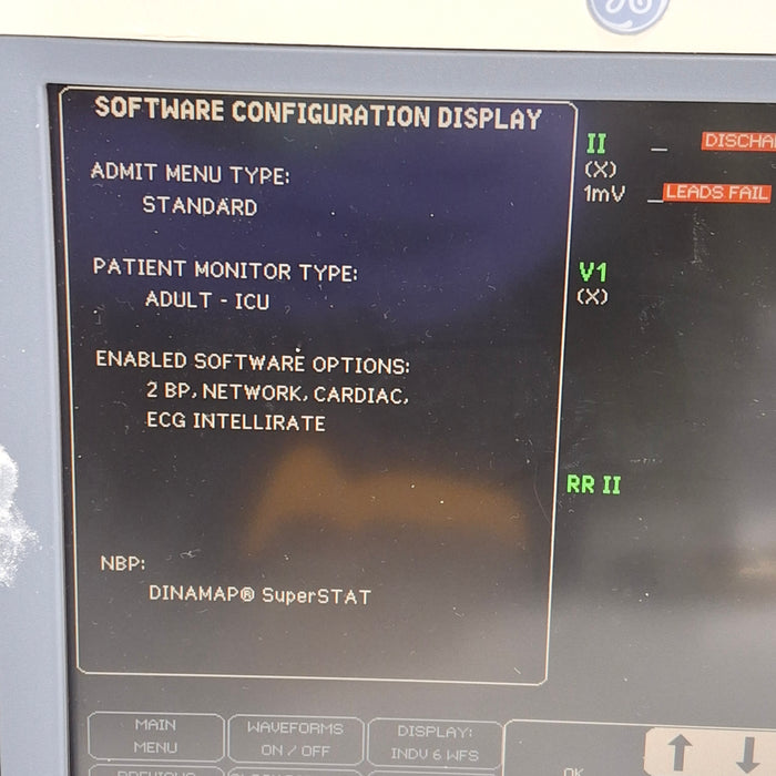 GE Healthcare Dash 4000 - GE/Nellcor SpO2 Patient Monitor