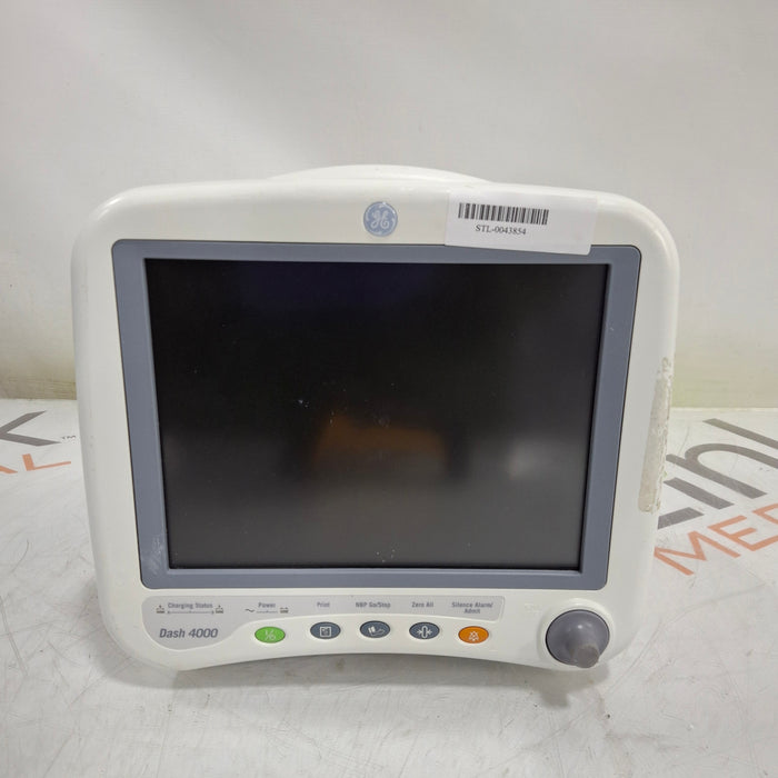 GE Healthcare Dash 4000 - GE/Nellcor SpO2 Patient Monitor
