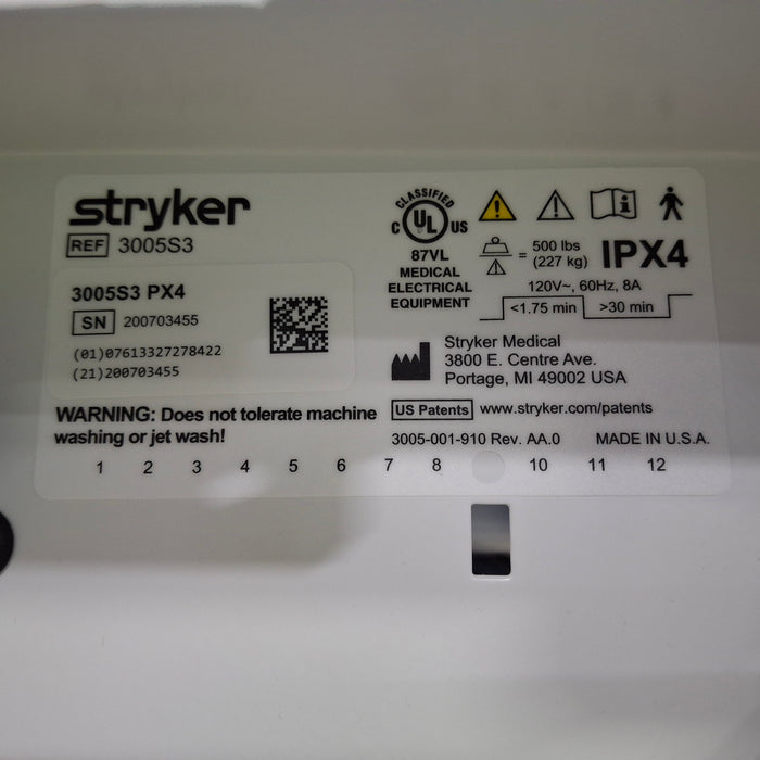 Stryker Secure III 3005 Hospital Bed