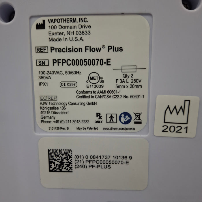 Vapotherm Precision Flow Plus Meter Humidifier