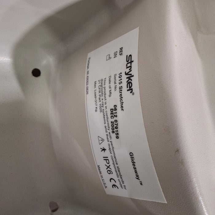 Stryker 1015 Big Wheel Glideaway Stretcher