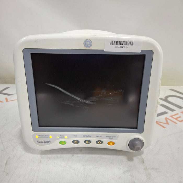 GE Healthcare Dash 4000 - GE/Nellcor SpO2 Patient Monitor