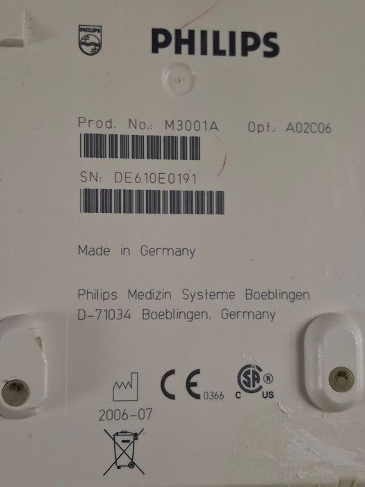 Philips M3001A-A02C06 OxiMax SpO2, NIBP, ECG, Temp, IBP MMS Module