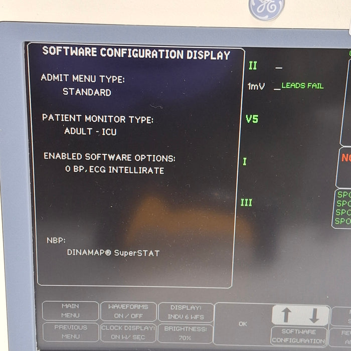 GE Healthcare Dash 4000 - GE/Nellcor SpO2 Patient Monitor