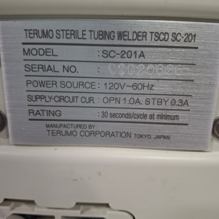 Terumo Medical SC-201A TSCD Sterile Tubing Welder