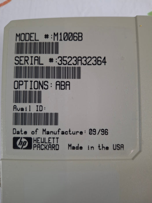 Philips M1006B Single Parameter IBP Module