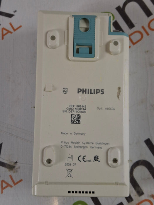 Philips M3001A-A02C06 OxiMax SpO2, NIBP, ECG, Temp, IBP MMS Module