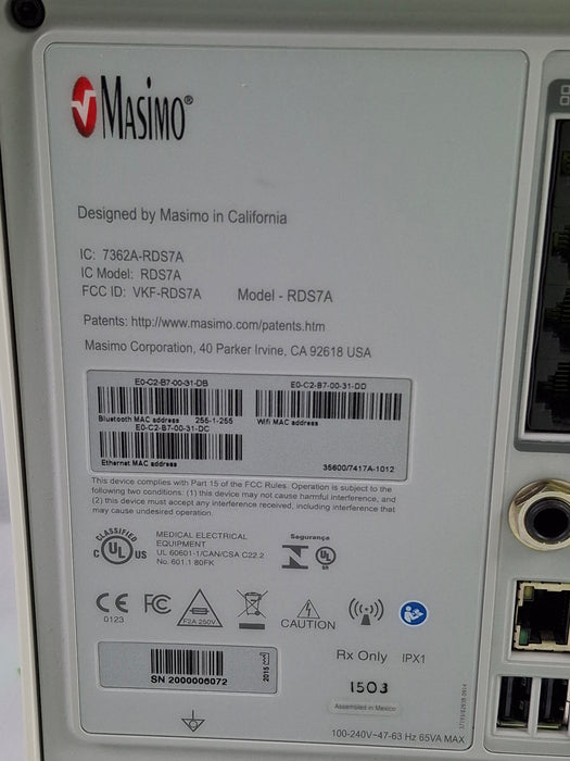 Masimo Root Monitor