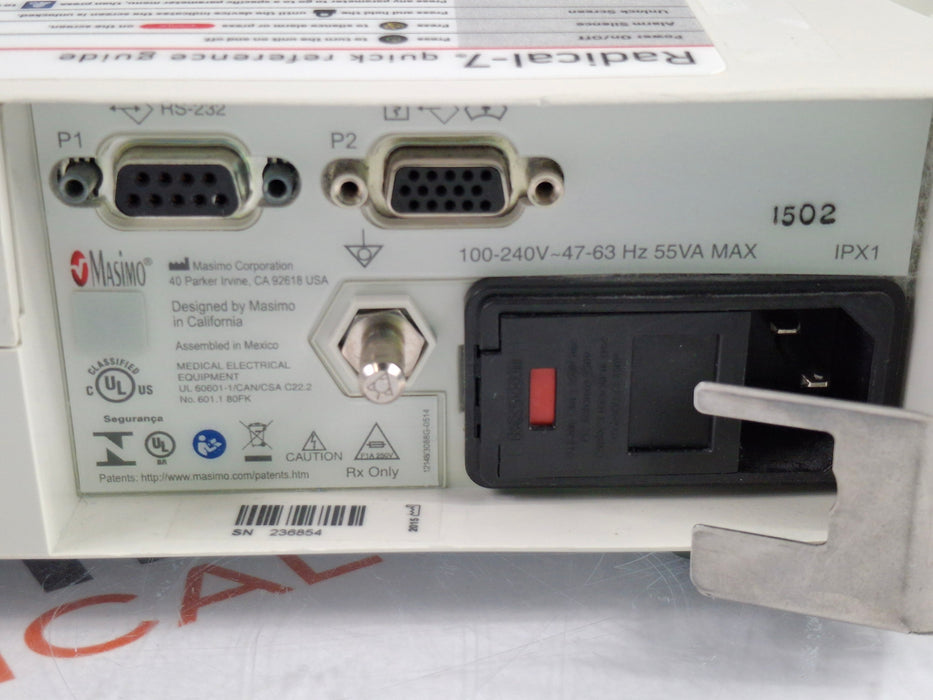 Masimo Radical 7 Pulse Oximeter w/ Base