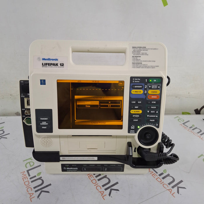Physio-Control LifePak 12 3-Lead Defibrillator