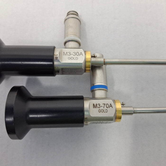 ACMI M3-30A & M3-70A Gold Cystoscope Set