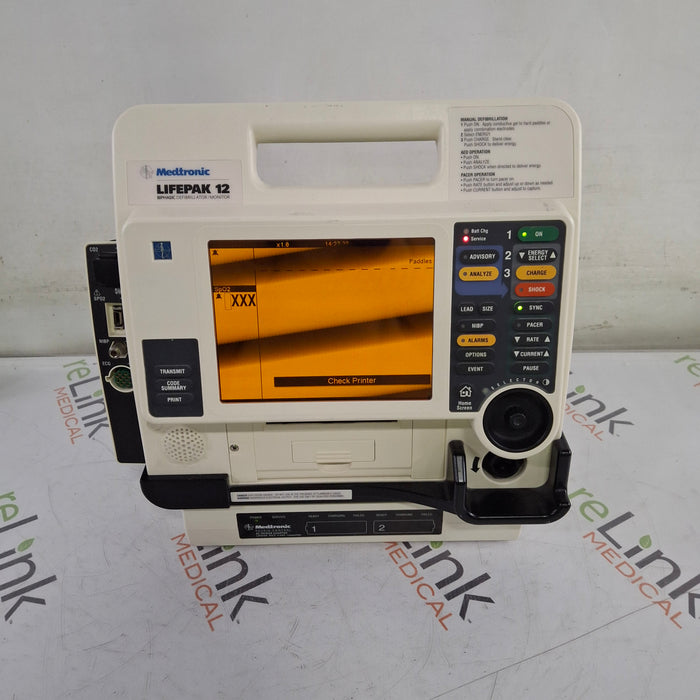 Physio-Control LifePak 12 3-Lead Defibrillator