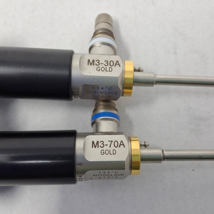 ACMI M3-30A & M3-70A Gold Cystoscope Set