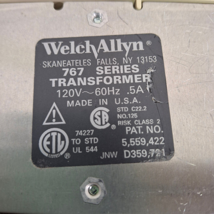 Welch Allyn 767 Series Transformer without Heads