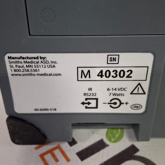 Smiths Medical Medfusion 3500 Version 4 Syringe Infusion Pump