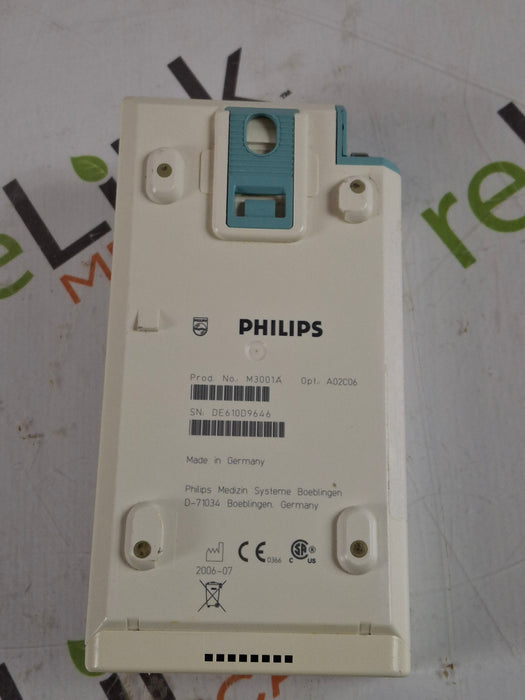 Philips M3001A-A02C06 OxiMax SpO2, NIBP, ECG, Temp, IBP MMS Module