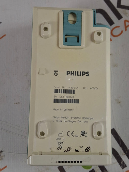 Philips M3001A-A02C06 OxiMax SpO2, NIBP, ECG, Temp, IBP MMS Module