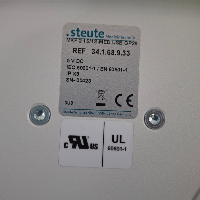 Steute MKF 2 1 S/1 S-MED Footswitch