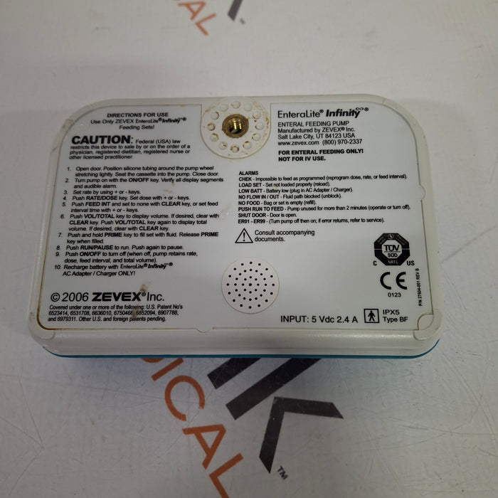 Moog Medical Enteralite Infinity Enteral Feeding Pump