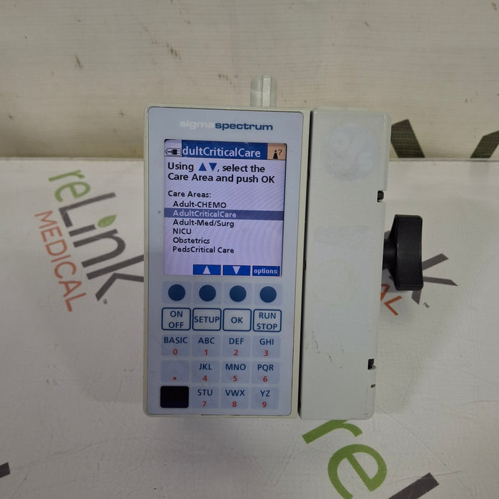 Baxter Sigma Spectrum 6.05.13 with B/G Battery Infusion Pump