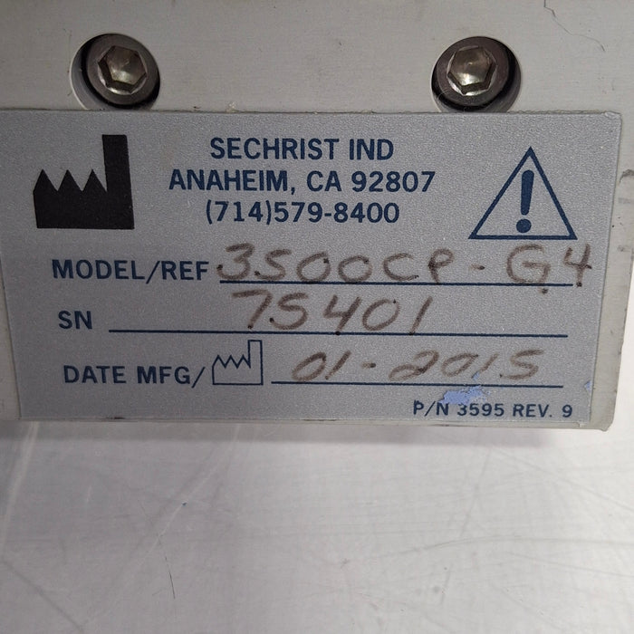 Sechrist 3500 Low Flow Air-Oxygen Mixer