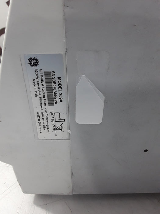 GE Healthcare Corometrics 250cx Series Model 259cx Fetal Monitor