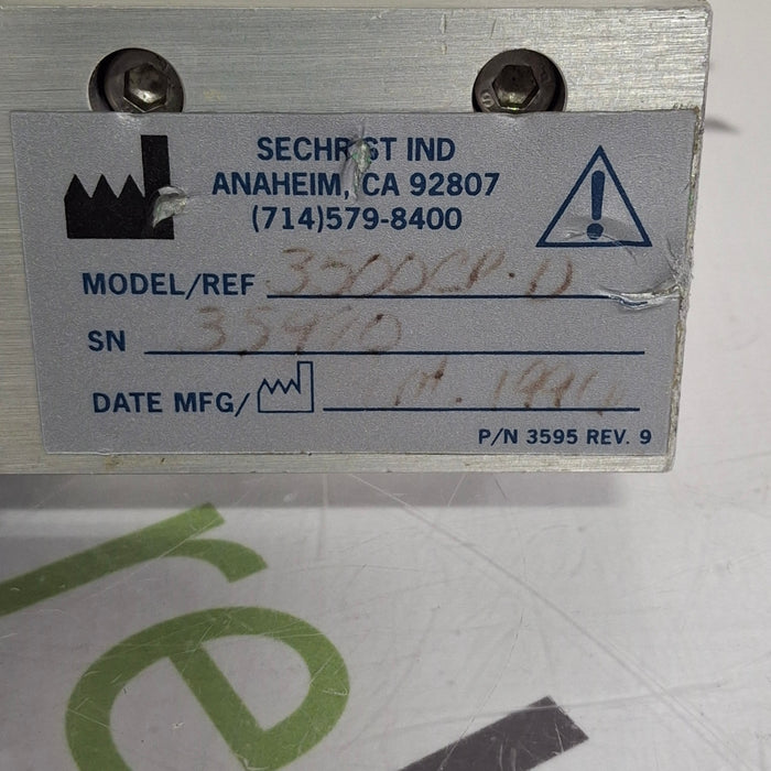 Sechrist 3500 Low Flow Air-Oxygen Mixer