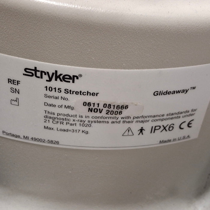 Stryker 1015 Big Wheel Glideaway Stretcher