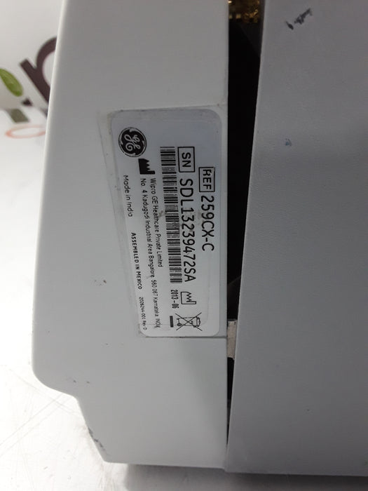 GE Healthcare Corometrics 250cx Series Model 259cx-c Fetal Monitor