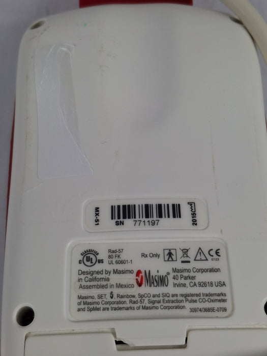 Masimo Rad-57 Pulse CO-Oximeter
