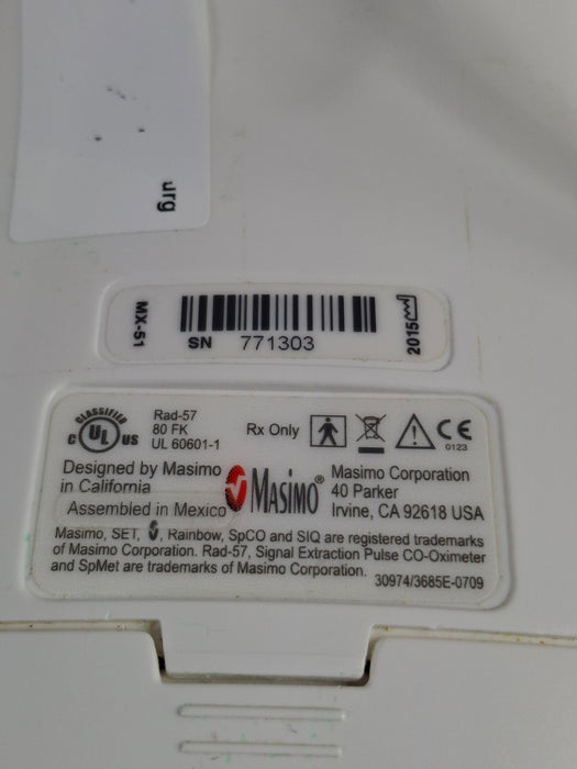 Masimo Rad-57 Pulse CO-Oximeter