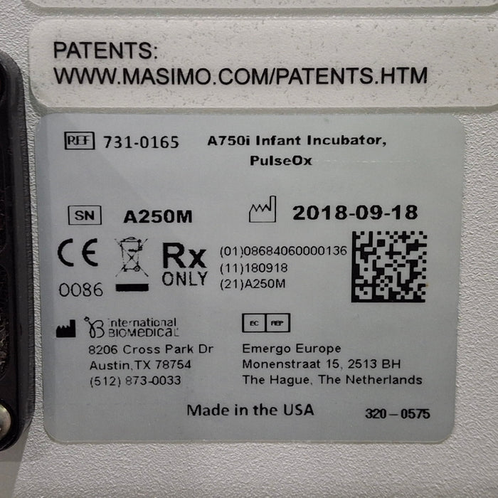 Airborne 750i Neonatal Transport Incubator