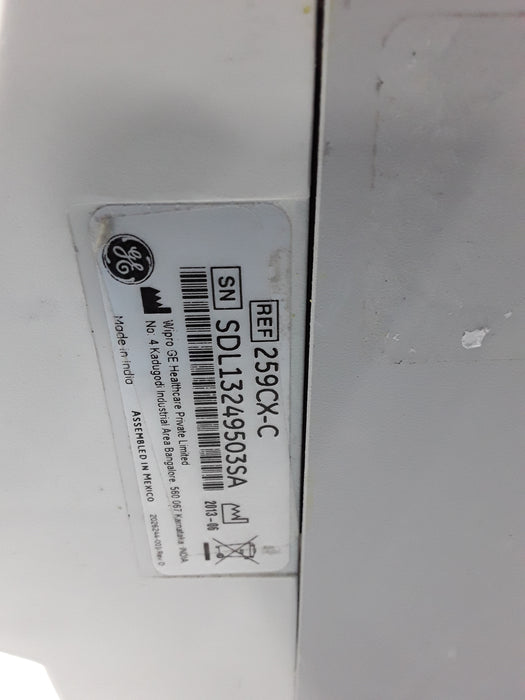 GE Healthcare Corometrics 250cx Series Model 259cx-c Fetal Monitor