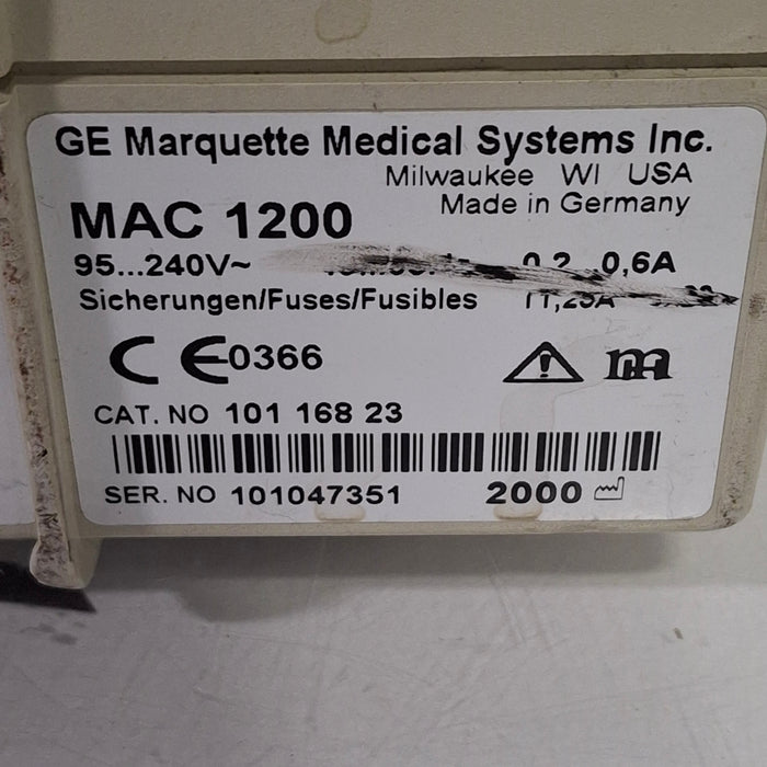 GE Healthcare MAC 1200 ECG