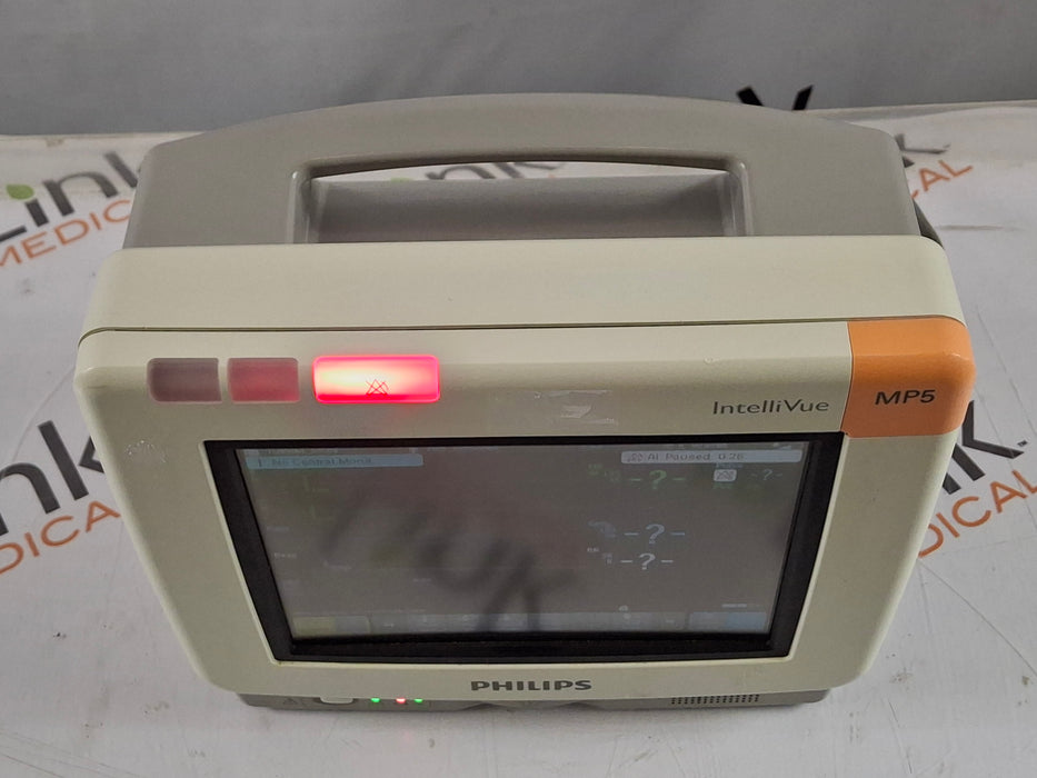 Philips Intellivue MP5 - ECG, OxiMax SpO2, NIBP Patient Monitor